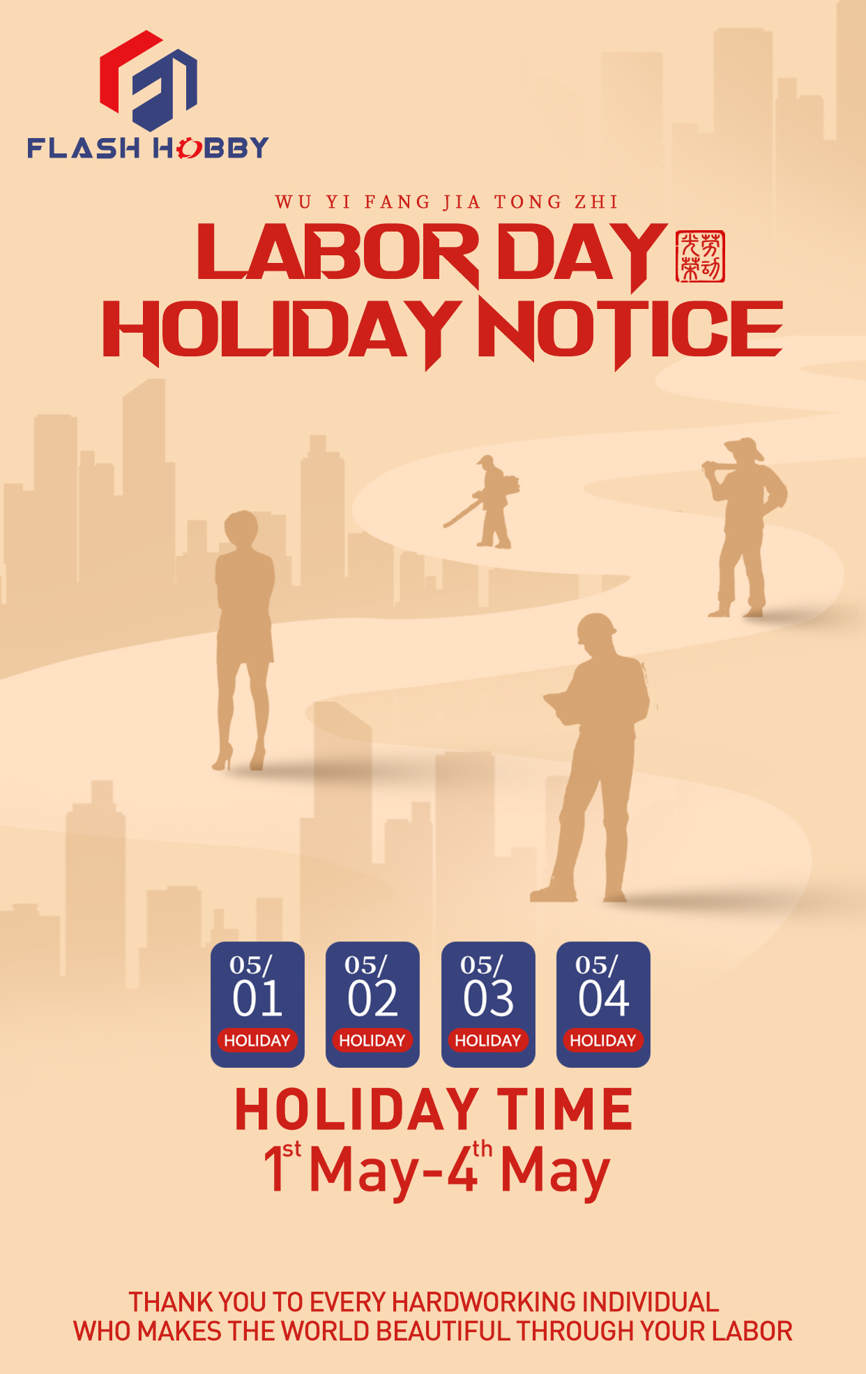 Flash Hobby Labour Holiday Aviso